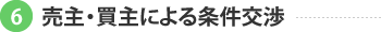 売主・買主による条件交渉